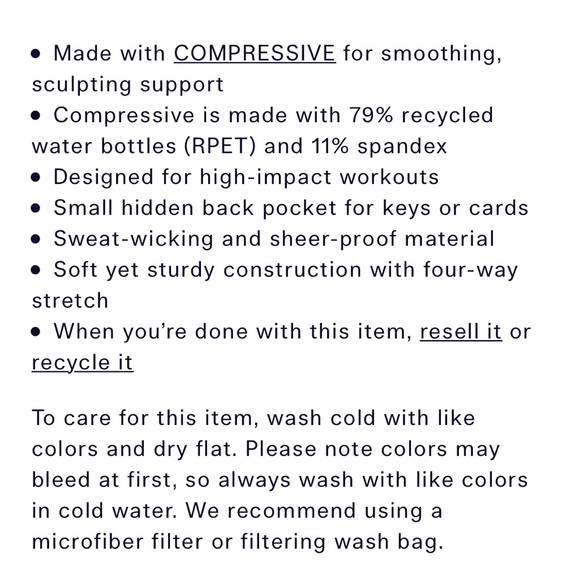 Girlfriend Collective 7/8 Compressive High-Rise Legging - Picture 10 of 10